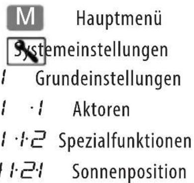 RADEMACHER DuoFern Manual Central Operating Unit 9493 - Wählen Sie: - 1