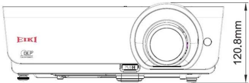 EIKI DLP 120.8mm PUSH