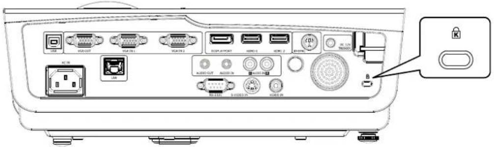 EIKI EK-402U - Kensington ^® -Schloss verwenden - 1