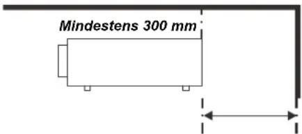 Mindestens 300 mm