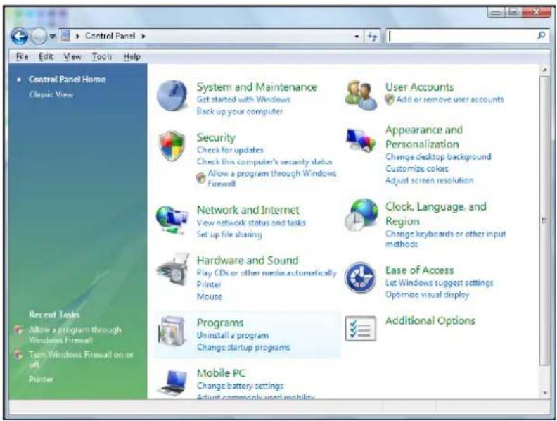 EIKI EK-611W - So aktivieren Sie Telnet unter Windows Vista / 7 - 1