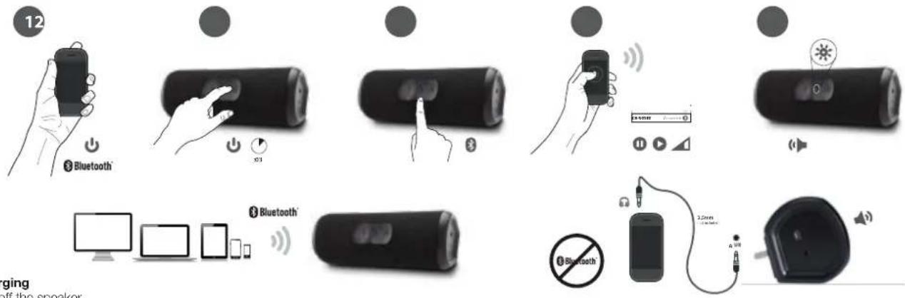 Cyber Acoustics PS-2370 - Speaker connection - 1
