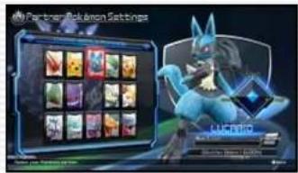 NINTENDO WII U POKEMON TEKKEN - Partner-Pokémon-Einstellungen - 1