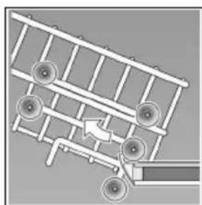 BOSCH Serie 4 SPS50F02EU - Top basket with upper and lower roller pairs - 1