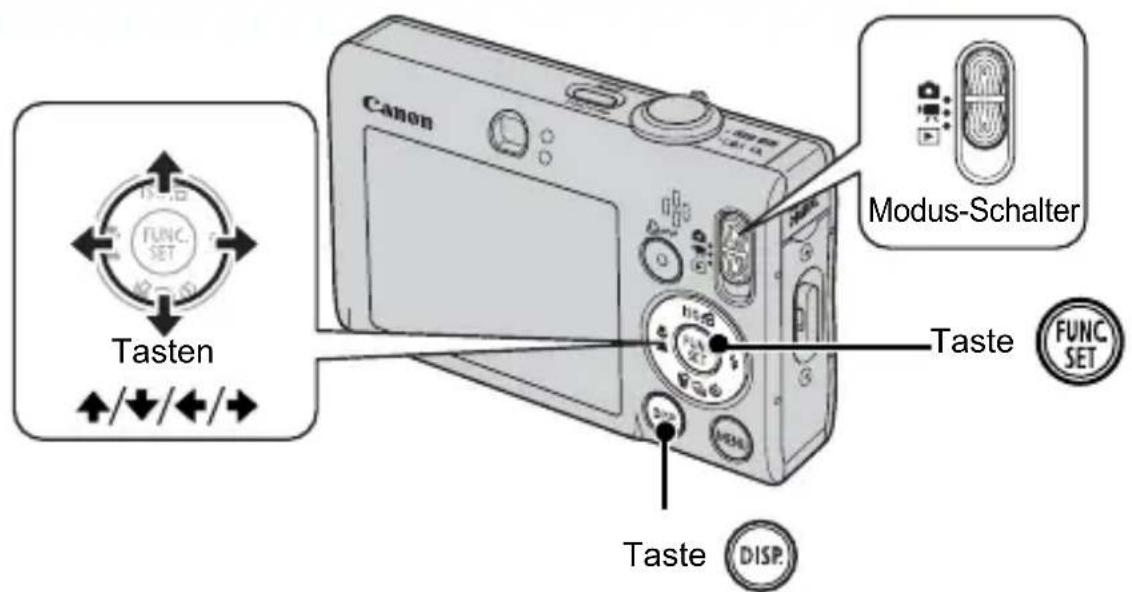 CANON Ixus 82IS - Einbetten des Datums in die Bilddaten - 1