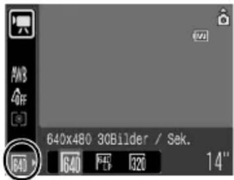 CANON Ixus 82IS - Wählen Sie die Anzahl der Aufnahmepixel aus. - 3