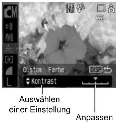 CANON Ixus 82IS - Passen Sie die Einstellung an. - 2