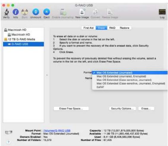 G-TECHNOLOGY Raid w/Thunderbolt - Initialize the Drive for Mac - 2