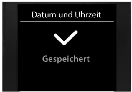 Datum und Uhrzeit Gespeichert