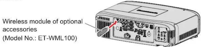 PANASONIC PT-EZ590LE - Preparation and confirmation of the projector - 1