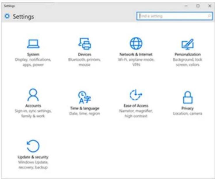 MICROSOFT Surface SV4 - Windows Settings - 1