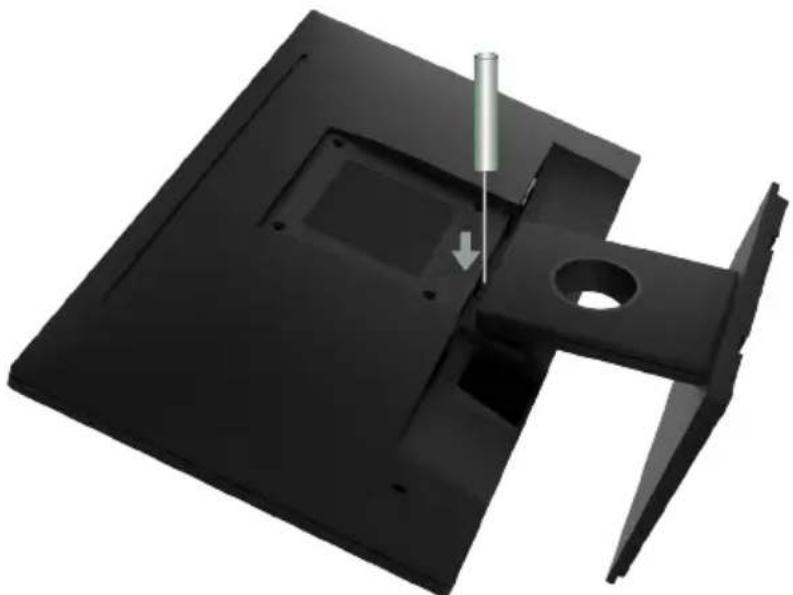 DELL E Series E2016HV - Monitorständer abnehmen - 3
