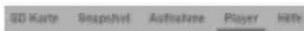 Instar IN-6001HD - MENÜLEISTE/PLAYER (nur Internet Explorer) - 1