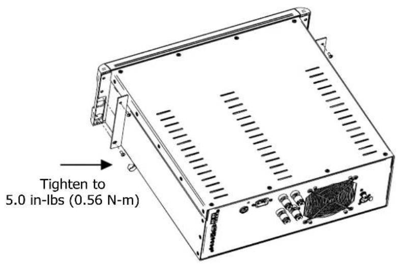 Tighten to 5.0 in-lbs (0.56 N-m)