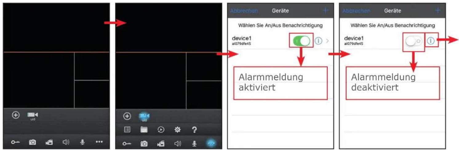 Schwaiger ZHK17 - 3> Die Funktionen der anderen Symbole in der Live-Ansicht: - 16