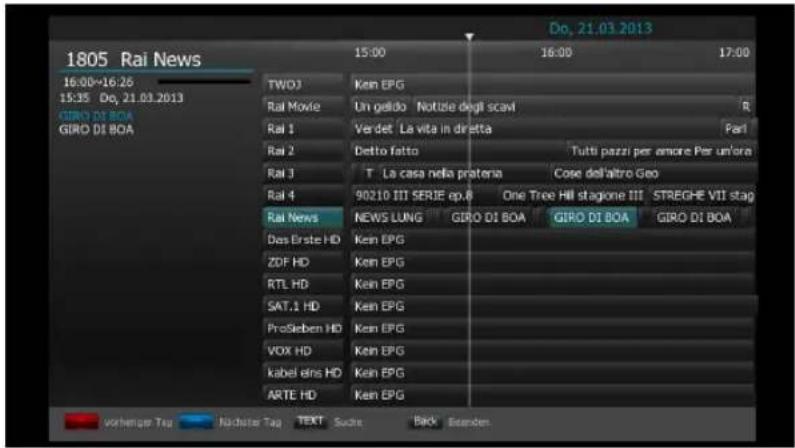 Schwaiger DSR691HDPL - Electronic Program Guide (EPG) - 1