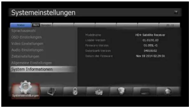Schwaiger DSR691HDPL - System Informationen - 1