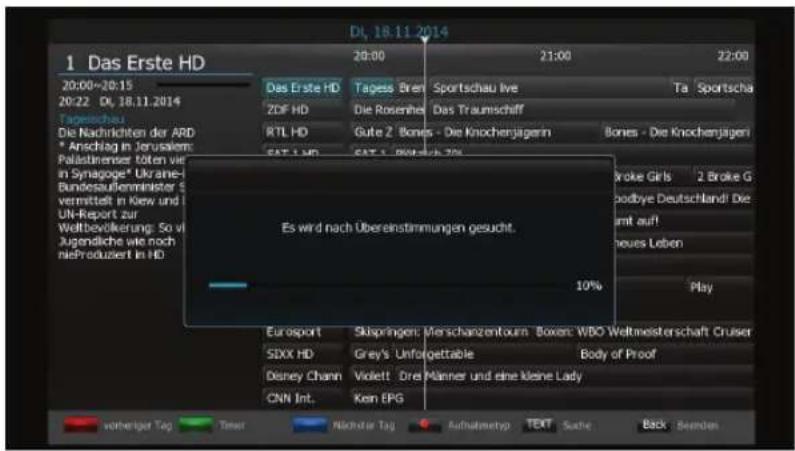Schwaiger DSR691HDPL - EPG-Suche - 1