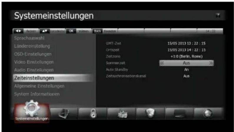 Schwaiger DSR691HDPL - Zeiteinstellung - 1