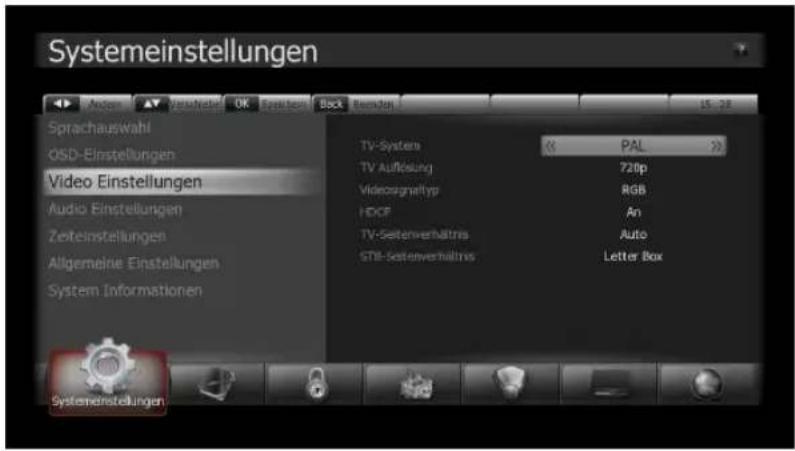Schwaiger DSR691HDPL - Video Einstellungen - 1