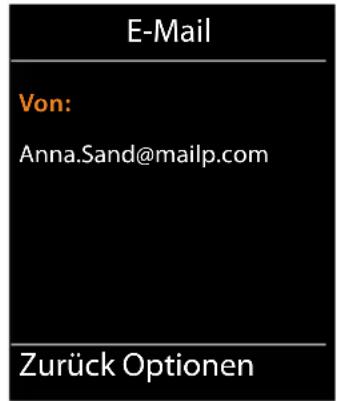 E-Mail Von: Anna.Sand@mailp.com Zurück Optionen