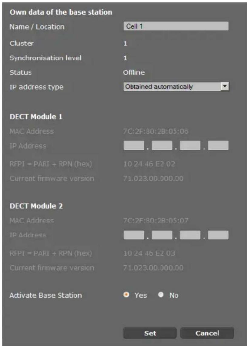 Bintec-elmeg DECT200M - Basisstationen anmelden - 2
