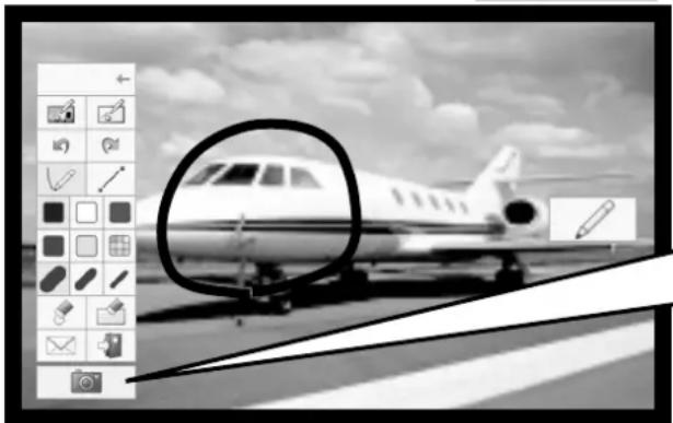Black-and-white photo of a private jet on an airport tarmac, with no visible text or symbols.