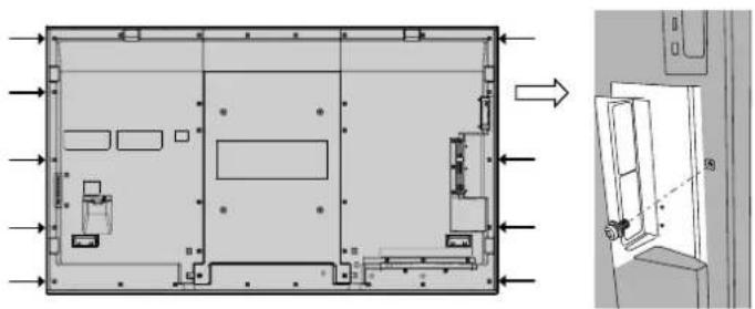 Architectural floor plan showing room layout and interior details (no text or labels).