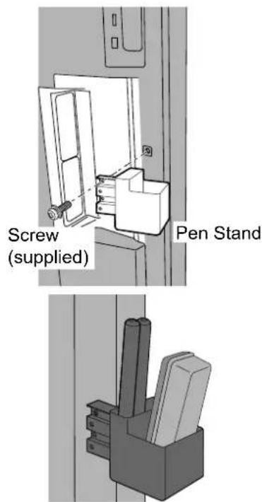 Screw (supplied), Pen Stand