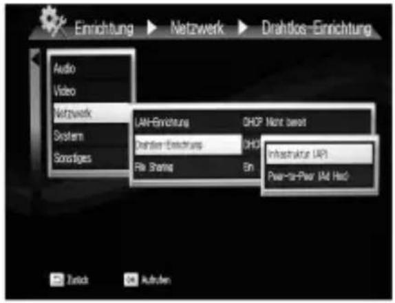 CONRAD 973697 - 62 - b) Anschluss eines WLAN-Netzwerkes (kabellos) - 2