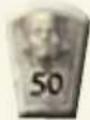 Schmidt Brügge - Die Stadt am Zwin - 50/100er Plättchen 2 Statuenplättchen - 1