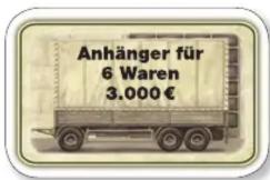 Anhänger für 6 Waren 3.000 €