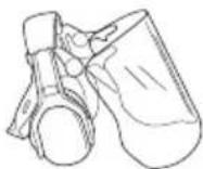 HUSQVARNA 536LIPX - SCHUTZHELM MIT VISIER - 2