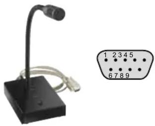 Monacor MEVAC-4PTT - Desktop Microphones - 1