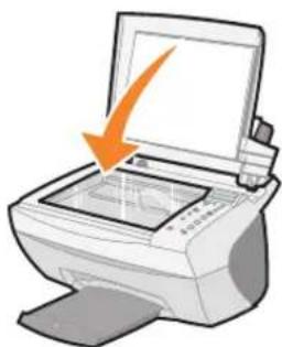 DELL A940 - Platzieren des Dokuments auf dem Scannerglas - 3