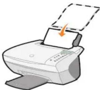 DELL A940 - Einlegen des Papiers - 1