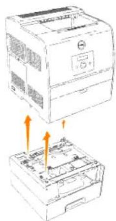 DELL 3010cn - Entfernen von zusätzlichen Papierfacheinheiten - 2
