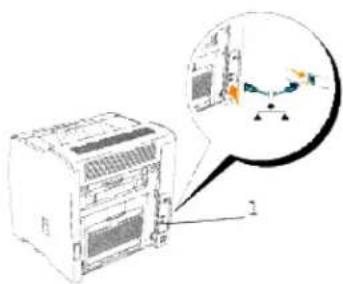 DELL 3010cn - Einbinden des Druckers in das Netzwerk - 1