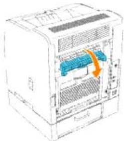 DELL 3010cn - Beseitigen von Papierstaus in der Nähe der Fixiereinheit - 2