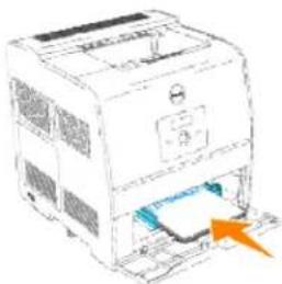 DELL 3010cn - Füllen des Universaleinzugs - 3