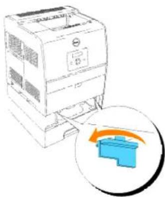 DELL 3010cn - Entfernen von zusätzlichen Papierfacheinheiten - 1