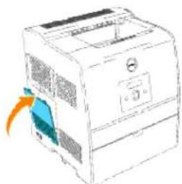 DELL 3010cn - Entfernen der optionalen Speicherkarte - 3