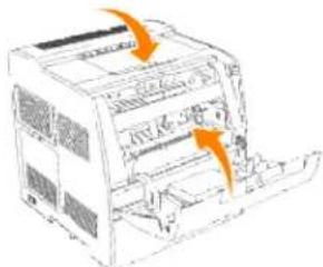 DELL 3010cn - Einsetzen der Trommelkassette - 5