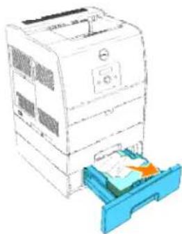 DELL 3010cn - Beseitigen von Papierstaus aus dem Papiereinzug - 2