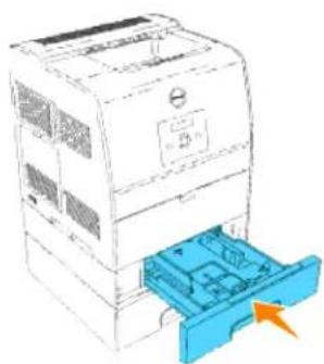 DELL 3010cn - Installieren einer zusätzlichen Papierfacheinheit - 11