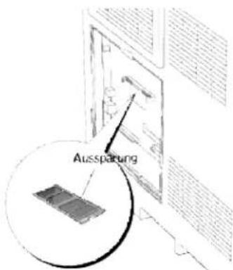 Aussparung