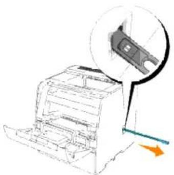 DELL 3010cn - Austauschen des Reinigungskissens - 2