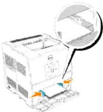 DELL 3010cn - Füllen des Universaleinzugs - 4