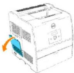 DELL 3010cn - Installieren einer Speicherkarte - 1