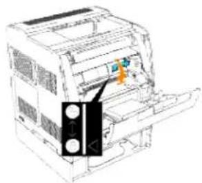 DELL 3010cn - Einsetzen der neuen Tonerkassette - 5